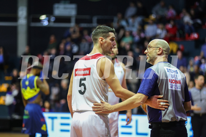 Basketball Superliga 2023/24, Gruunddurchgang 19.Runde BC Vienna vs. UBSC Graz
