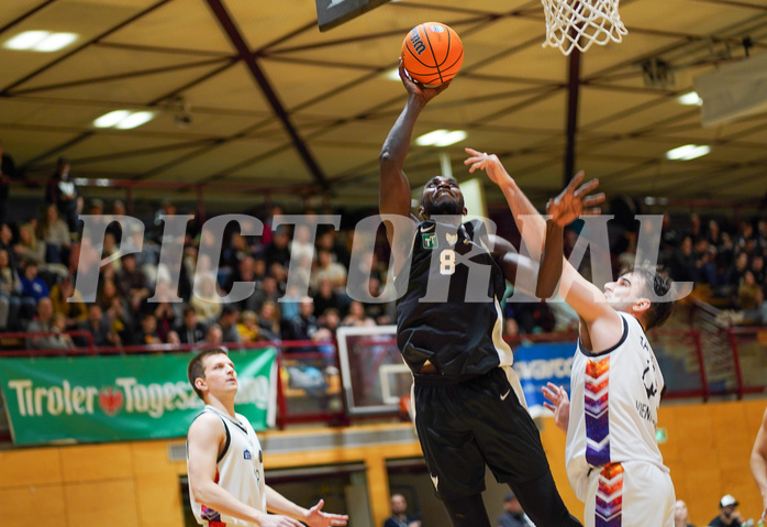 Basketball Zweite Liga 2024/25, Grunddurchgang 13.Runde Raiders Tirol vs Vienna United

