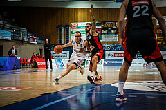 Basketball, bet-at-home Basketball Superliga 2021/22, Grunddurchgang Runde 4, Oberwart Gunners, BC GGMT Vienna, Sebastian Käferle (7)
