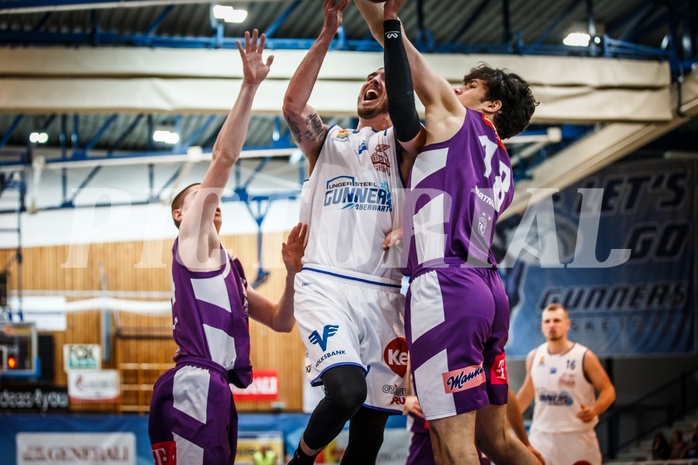 Basketball, ABL 2018/19, Grunddurchgang 33.Runde, Oberwart Gunners, Timberwolves, Hayden Thomas Lescault (11)