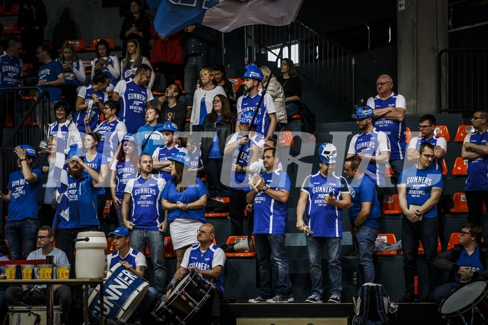 Basketball, ABL 2018/19, Playoff VF Spiel 3, Oberwart Gunners, BC Vienna, Gunners Fans