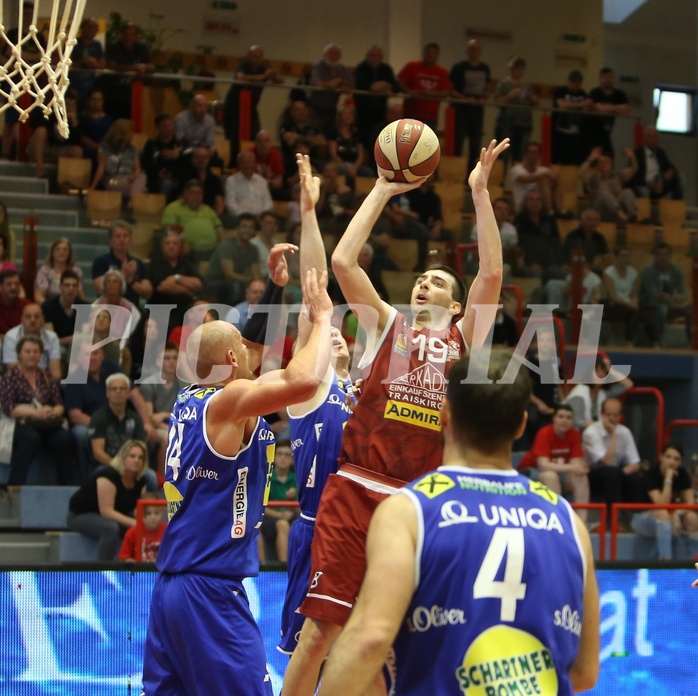 Basketball ABL 2017/18, Grunddurchgang 34.Runde Traiskirchen Lions vs. Gmunden Swans