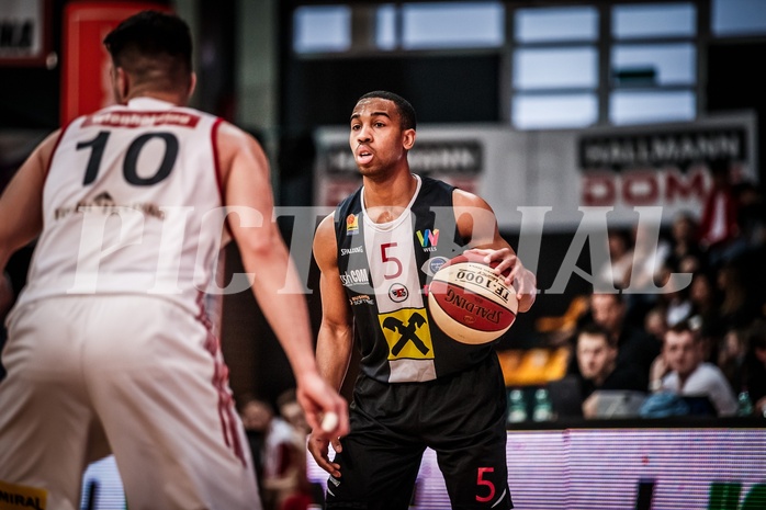 Basketball, ABL 2017/18, Playoff VF Spiel 2, BC Vienna, WBC Wels, Siyani Chambers (5)