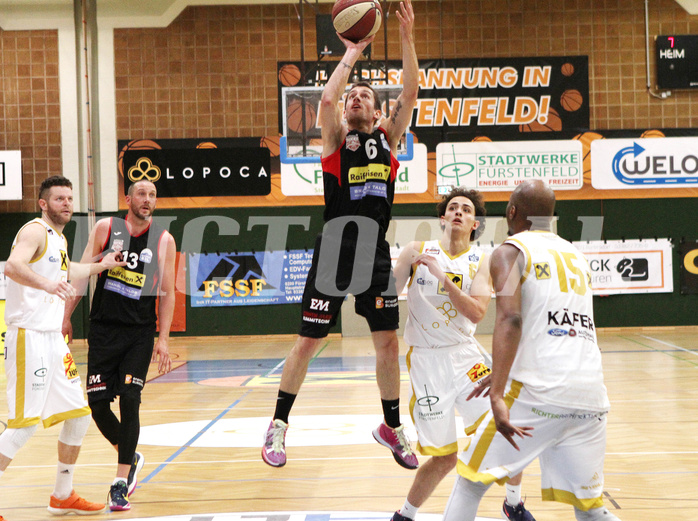 Basketball 2.Bundesliga 2020/21 Halbfinale Spiel 1  Fürstenfeld Panthers vs  Mattersburg Rocks