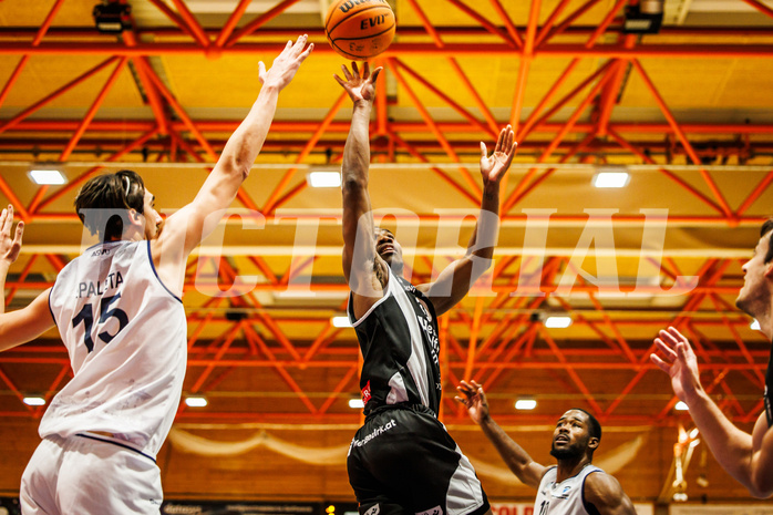 Basketball, win2day Basketball Superliga 2023/224, Grunddurchgang Runde 8, BBC Nord Dragonz, Kapfenberg Bulls, Rudi Williams (3)