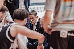 Basketball, Basketball Superliga 2023/24 , Qualifikationsrunde 10, Oberwart Gunners, Kapfenberg Bulls, Antonio Herrera (Head Coach)