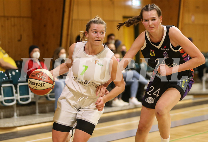 Basketball Damen Superliga 2021/22, Grunddurchgang 8.Runde Basket Flames vs. Vienna United


