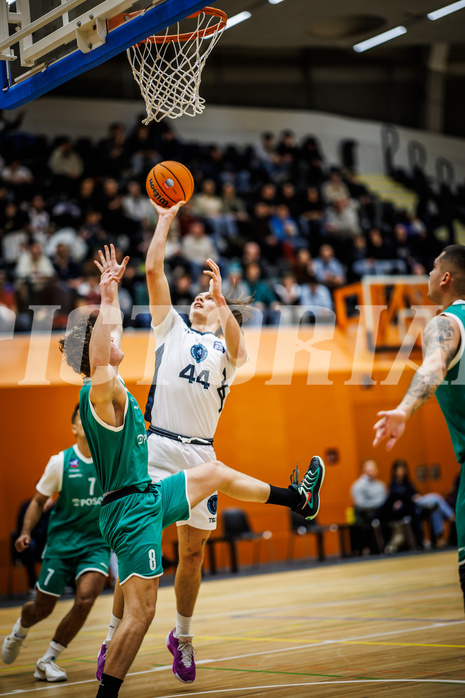 Basketball, Basketball Zweite Liga 2024/25, Grunddurchgang 14.Runde, Vienna Timberwolves, KOS Celovec, Ivor Kuresevic (44)