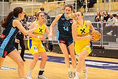 Basketball Damen Superliga 2023/24, Grunddurchgang 7.Runde SKN St. Pölten vs. Vienna Timberwolves


