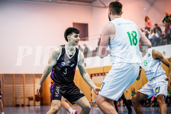 Basketball, Basketball Zweite Liga 2023/24, Grunddurchgang 14.Runde, Deutsch Wagram Alligators, Vienna United, Bruno Golino (3)