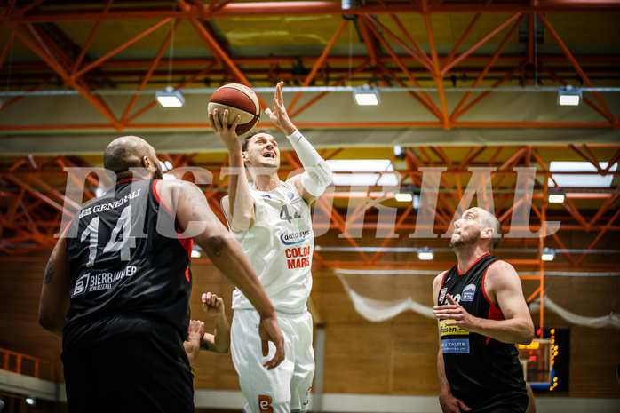 Basketball, Basketball Zweite Liga, Viertelfinale Spiel 2, BBC Nord Dragonz, Mattersburg Rocks, Fuad Memcic (44)