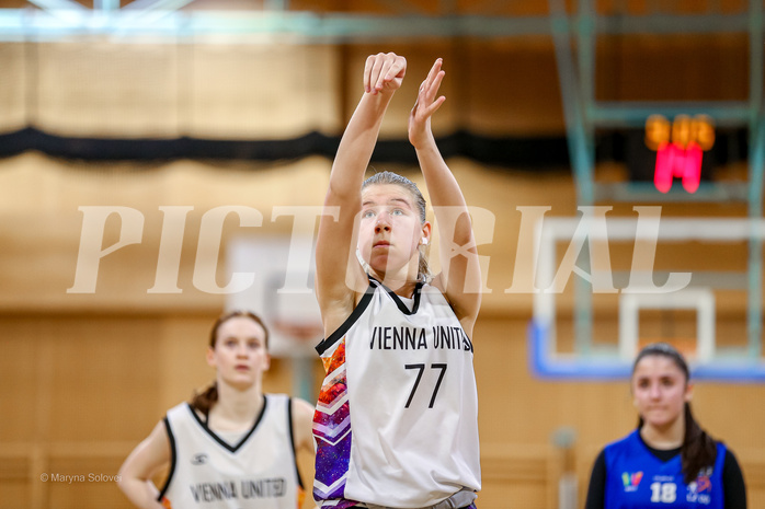 05.04.2025 Österreichischer Basketballverband 2024/25, SLWU16 Vienna United vs. DBB  Basketgirls Wels