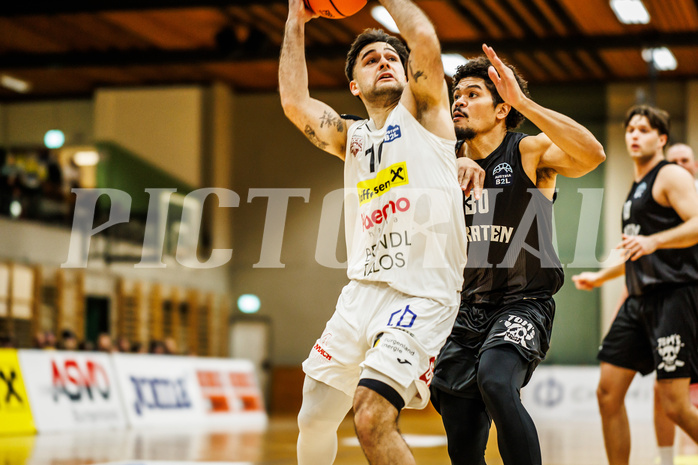 Basketball, Basketball Zweite Liga 2023/24, Grunddurchgang 14.Runde, Mattersburg Rocks, Wörthersee Piraten, Julian Alper (10)