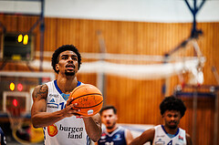 Basketball, win2day Basketball Superliga 2024/25, Grunddurchgang Runde 19, Oberwart Gunners, BBC Nord Dragonz, Robert Allen (10)