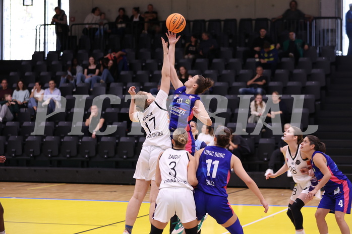 22.10.2023, Graz, Raiffeisen Sportpark, Basketball Damen Superliga 2023/24, Grunddurchgang 2.Runde, UBSC-DBBC Graz - Vienna United Women,  