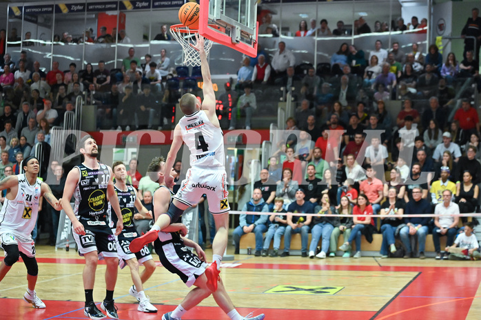 Basketball Superliga 2023/24, 8.Plazierungsrunde,
Flyers Wels vs. Gmunden Swans

