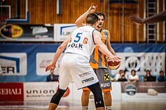Basketball, ABL 2018/19, Grunddurchgang 31.Runde, Oberwart Gunners, Klosterneuburg Dukes, Moritz Lanegger (6)