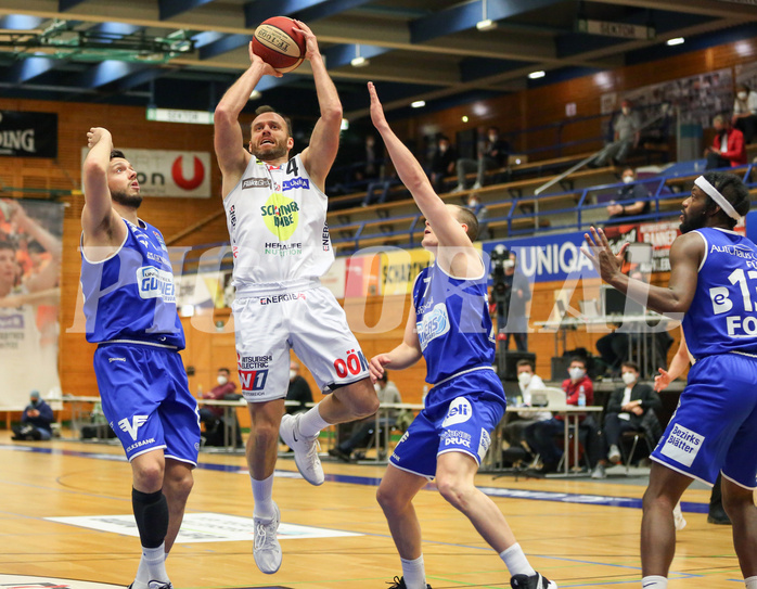 Basketball Superliga 2020/21, Halbfinale Spiel 1 Gmunden Swans vs. Oberwart Gunners