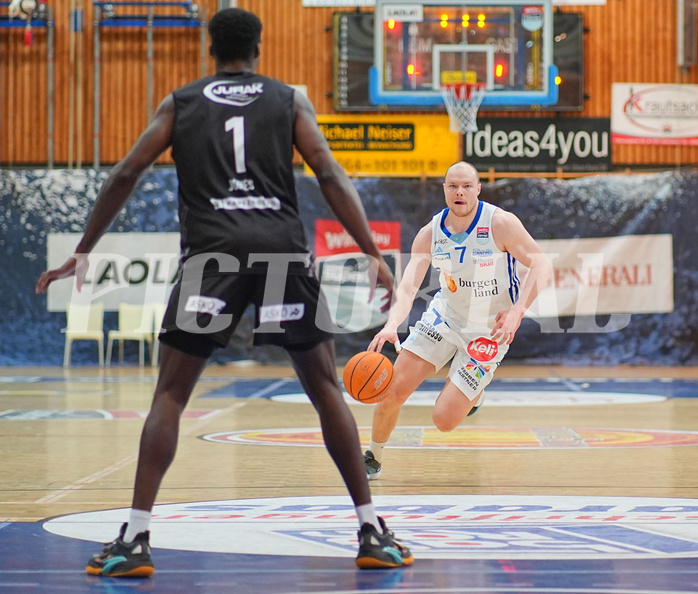 Basketball Superliga 2024/25, Playoffs, Viertelfinale Spiel 1 Oberwart Gunners vs. Kapfenberg Bulls