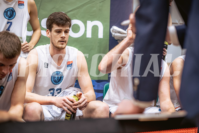 Basketball, Win2Day Superliga 2022/23, 5. Qualifikationsrunde, Vienna Timberwolves, Traiskirchen Lions, Chris Vogt (33)