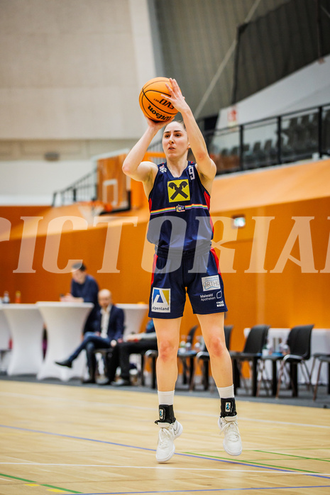 Basketball, Win2Day Basketball Damen Superliga 2023/24, Grunddurchgang 14.Runde, Vienna Timberwolves, SKN St. Pölten, Michaela Wildbacher (9)