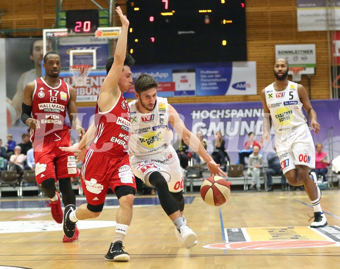 Basketball ABL 2018/19, Grunddurchgang 28.Runde Gmunden Swans vs. BC Vienna


