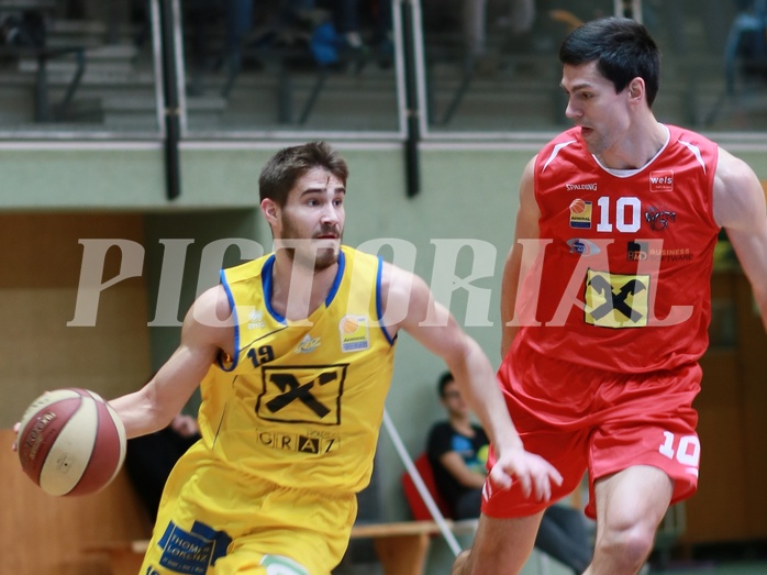 Basketball ABL 2016/17 Grunddurchgang 25.Runde UBSC Graz vs. WBC Wels


