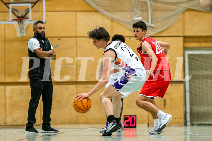 13.04.2025 Österreichischer Basketballverband 2024/25, SLMU19, Vienna United vs. SG Salzkammergut