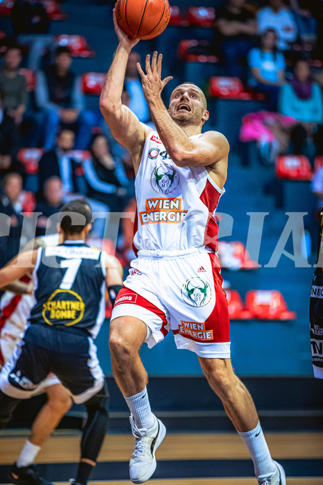 Basketball, Win2Day Superliga 2022/23, Grunddurchgang 1.Runde, Supercup, BC GGMT Vienna, Gmunden Swans, Enis Murati (44)