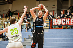 Basketball, Basketball Zweite Liga, Grunddurchgang 17.Runde, Basket Flames, Mattersburg Rocks, Corey HALLETT (13)