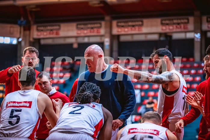 Basketball, Win2Day Superliga 2022/23, 1. Platzierungsrunde, BC Vienna, Flyers Wels, Aramis Naglic (Head Coach)