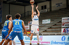 Basketball, bet-at-home Basketball Superliga 2020/21, Grunddurchgang 6. Runde, Oberwart Gunners, St. Pölten, Ignas Fiodorovas (5)