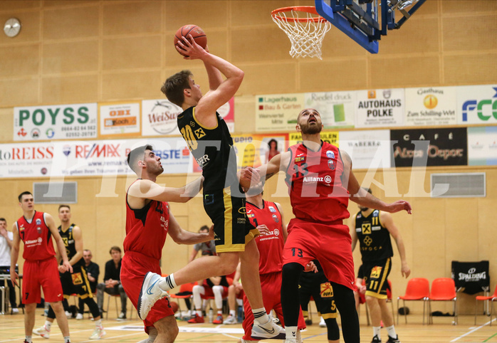 Basketball Zweite Liga 2021/22, Grunddurchgang 19.Runde Mistelbach Mustangs vs. Fürstenfeld Panthers


