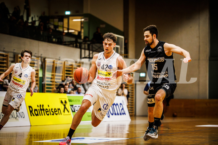 Basketball, Basketball Zweite Liga 2022/23, Grunddurchgang 15.Runde, Mattersburg Rocks, Güssing Jennersdorf Blackbirds, Robert Dembskis (42)