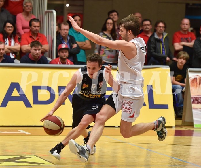 Basketball ABL 2015/16 Playoff Halbfinale Spiel 2 WBC Wels vs Traiskirchen Lions
