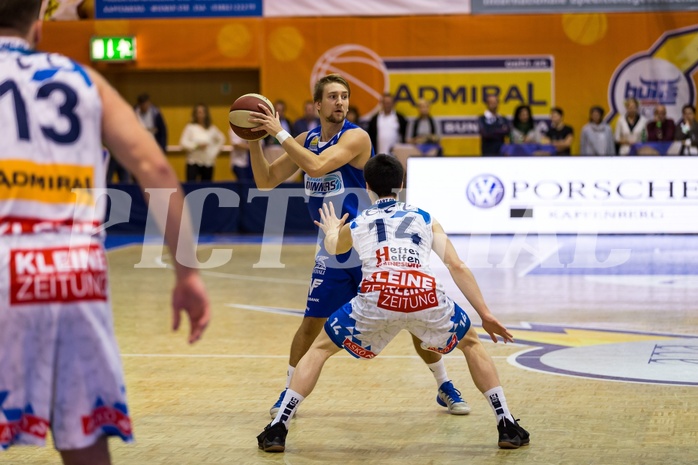 Basketball, ABL 2017/18, Grunddurchgang 7.Runde, Kapfenberg Bulls, Oberwart Gunners, Georg Wolf (10)