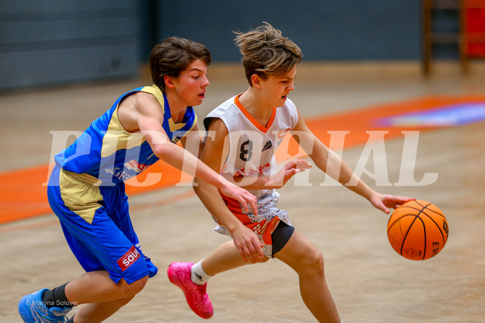 14.12.2024 Österreichischer Basketballverband 2024/25, SLMU14, Basket Dukes vs. SKN St. Pölten
