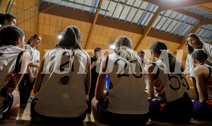 23.02.2025 Österreichischer Basketballverband 2024/25, SLWU14 Vienna United vs. Vienna Timberwolves