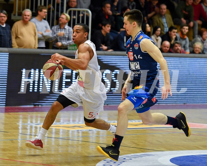 Basketball ABL 2017/18, Grunddurchgang 25.Runde Gmunden Swans vs. Traiskirchen Lions