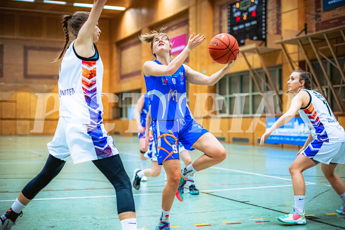 Basketball Basketball Damen Superliga 2021/22, Grunddurchgang 5.Runde Vienna United vs. DBB LZ OÖ
