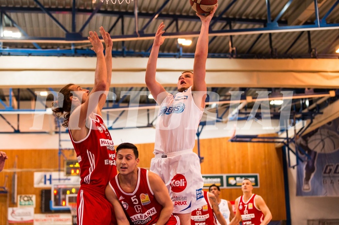 Basketball, ABL 2017/18, Grunddurchgang 9.Runde, Oberwart Gunners, BC Vienna, Renato Poljak (16)