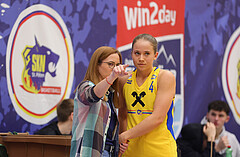 Basketball Damen Superliga 2023/24, Grunddurchgang 9.Runde SKN St. Pölten vs. Vienna United


