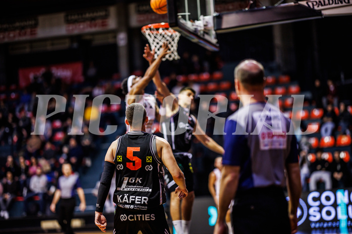 Basketball, Win2Day Superliga 2024/25, Grunddurchgang 10.Runde, BC Vienna, Fürstenfeld Panthers, Mirza Manjgo (5)