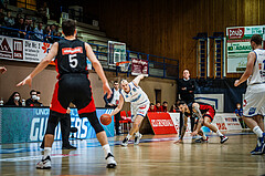 Basketball, bet-at-home Basketball Superliga 2021/22, Grunddurchgang Runde 4, Oberwart Gunners, BC GGMT Vienna, Sebastian Käferle (7)