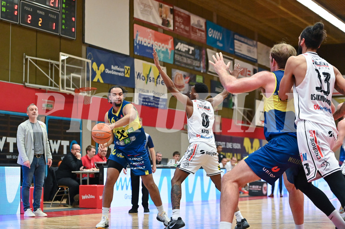 Basketball, Superliga 2024/25, 9. Plazierungsrunde, Flyers Wels vs. UBSC Graz,
