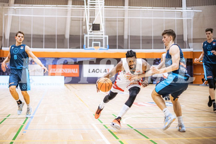 Basketball, Win2Day Superliga 2022/23, Grunddurchgang 6.Runde, Vienna D.C. Timberwolves, BC GGMT Vienna, Carlos Novas Mateo (2)