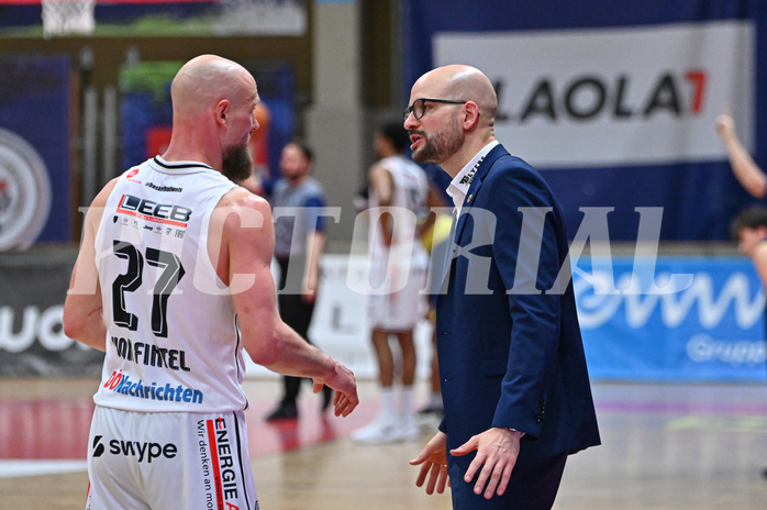Basketball, Superliga 2024/25, 9. Plazierungsrunde, Flyers Wels vs. UBSC Graz,