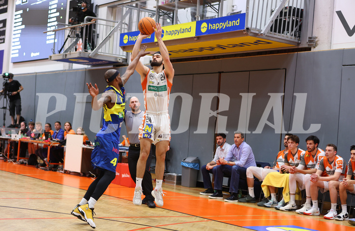 Basketball Superliga 2023/24, Playoff, Semifinale Spiel 1 Klosterneuburg Dukes vs. UBSC Graz


