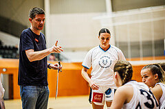 Basketball, Win2Day Basketball Damen Superliga 2023/24, Grunddurchgang 2.Runde, Vienna Timberwolves, DBB LZ OÖ, Hubert Schmidt (Head Coach)