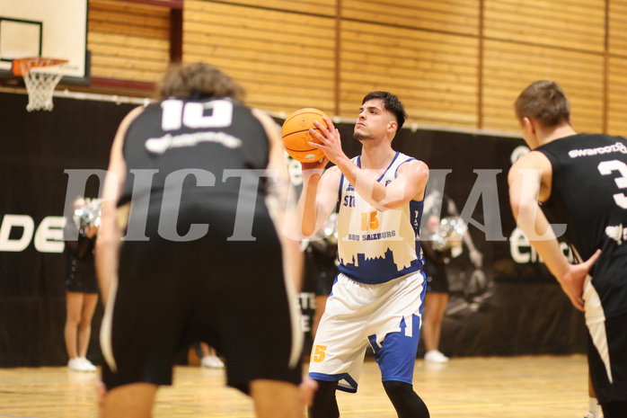 Basketball Zweite Liga 2024/25, Grunddurchgang 19.Runde Raiders Tirol vs. BBU Salzburg